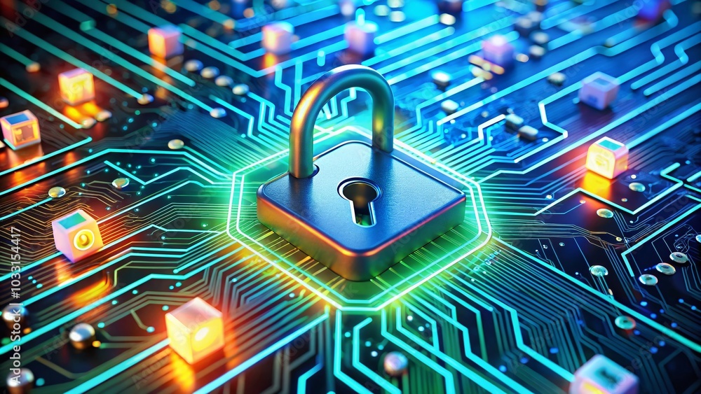 Poster password security concepts: microchip decryption and data protection