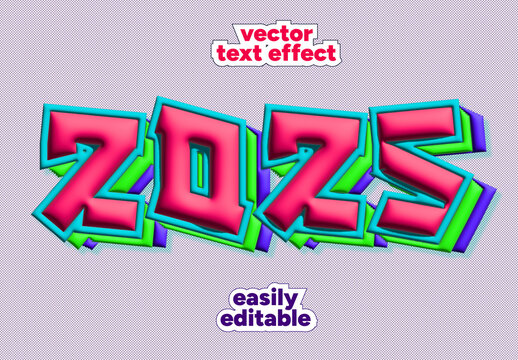 2025 Text Effect Design