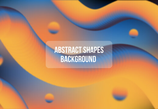 Abstract Shapes Background Design
