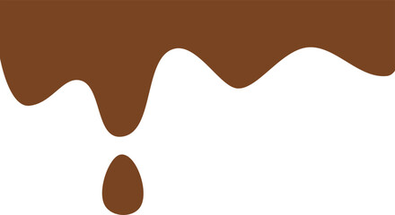 Abstract wave chocolates color background. Vector illustration with splash, dripping, and melted.
