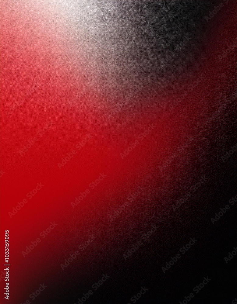 Poster bold digital design element with a red and black gradient and a white overlay