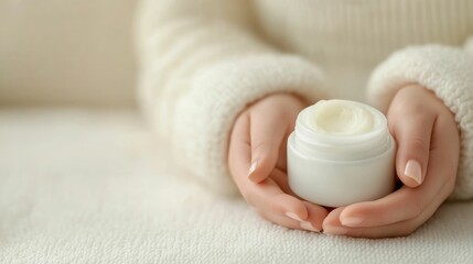 Loving nurturing mother applying a gentle soothing baby lotion to her infant s delicate legs ensuring the child s skin remains soft and smooth with tender attentive care