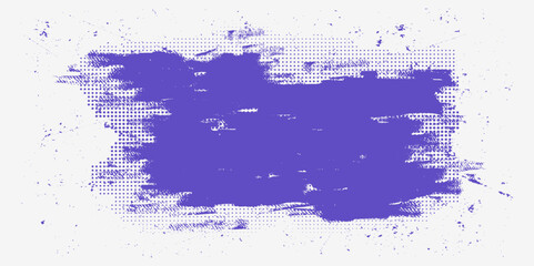 Grunge Frame With ink spatters, Halftone Pattern and Grungy background, Sale banner, Offer Button and Frame Mockup,  paintbrush, splash, spray, ink splatter and paint marks. artistic graphic box.