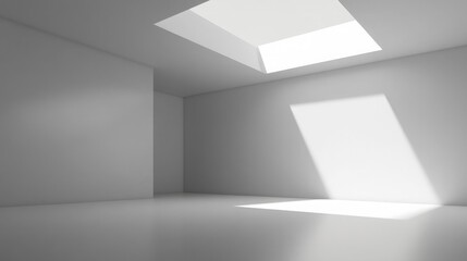 Spacious Minimalist Room with Natural Light