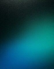 Obraz premium Moody dark teal gradient background with a spotlight effect and textured finish