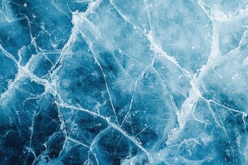Obraz premium Intricate ice patterns