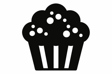 Popcorn icon vector, Popcorn box icon symbol vector illustration
