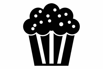 Popcorn icon vector, Popcorn box icon symbol vector illustration