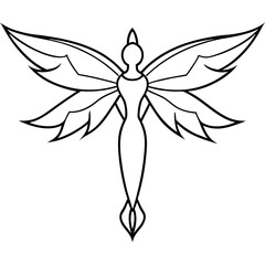 black and white butterfly