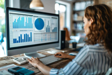 person reviewing a detailed budget spreadsheet financial planning and analysis