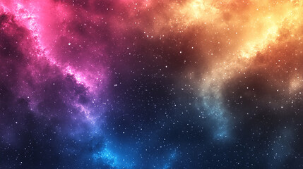 Naklejka premium A cosmic halftone texture with stars and nebula-like colors for a dreamy effect