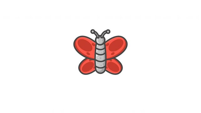 Butterfly Animation Icon