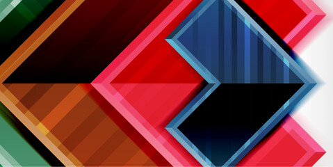 Arrow geometric abstract vector background. Vector Illustration For Wallpaper, Banner, Background, Card, Book Illustration, landing page