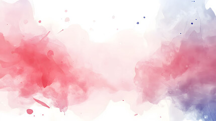 Pastel Watercolor Background, soft hues blending seamlessly on a clean white canvas, ideal for digital projects and presentations