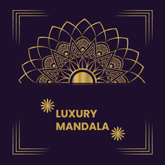 Luxury mandala design.