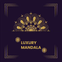 Luxury mandala design.