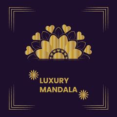 Luxury mandala design.