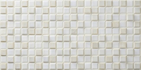 Fototapeta premium White Rectangle Mosaic with Copy Space for Creative Designs and Backgrounds