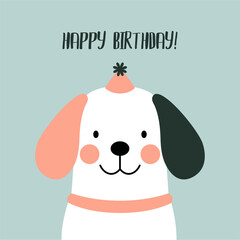 Adorable Doodle Dog Vector Illustration for Holiday Cards, Invitations, Posters, and Social Media Posts