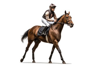 Horse racing jockey horse mammal animal.
