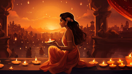 Diwali adult contemplation spirituality.