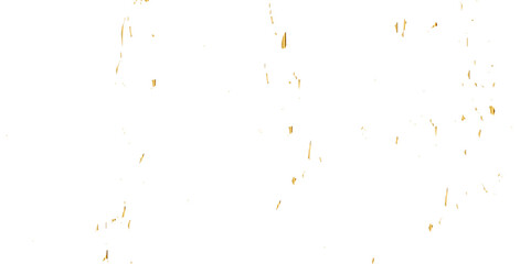 Abstract doted and confetti golden glitter and zigzag ribbon particles splatter on transparent background. Luxury golden glitter confetti that floats down falling bokeh celebration background.