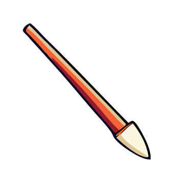 vector drawing of a pencil