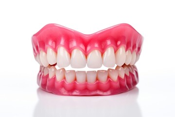 Obraz premium Teeth white background dentistry smiling.