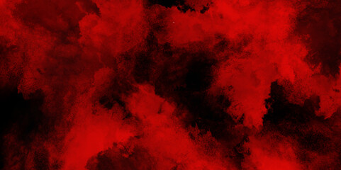 Abstract black and red fantasy watercolor background abstract fire flame grunge texture background .Old vintage grunge pattern distressed bright red paper .decorative pattern background