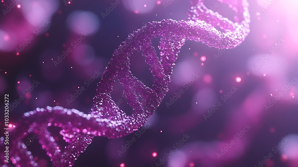 Poster exploring the intricacies of dna structure a stunning visual representation of genetic material in v