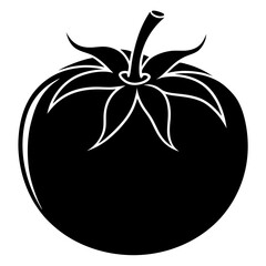 black and white tomato