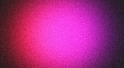 Magenta purple dark color wave flow grainy gradient backdrop design, noise texture effect, copy space.