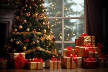 Christmas gift christmas box tree.