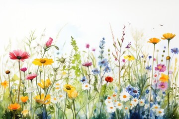 Outdoors painting blossom flower.