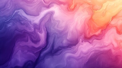 Abstract colorful fluid art with purple, pink, and orange hues, suitable for backgrounds.