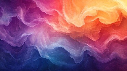 Obraz premium Colorful abstract texture with waves and gradients in vibrant shades.