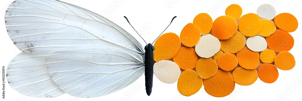 Poster mesmerizing close up of a butterfly s wings revealing a captivating kaleidoscopic pattern of vibrant