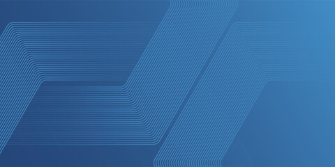 Abstract dark blue gradient background featuring a hexagon line. Ideal as a sophisticated backdrop for various design applications