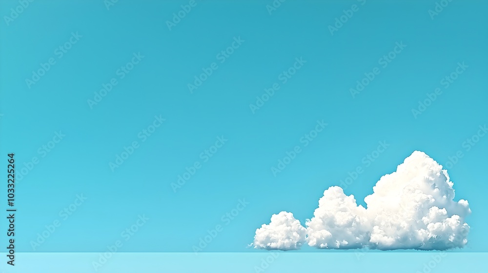 Aufkleber clouds parting to reveal a clear sky representing the clarity and tranquility that follows an apolog