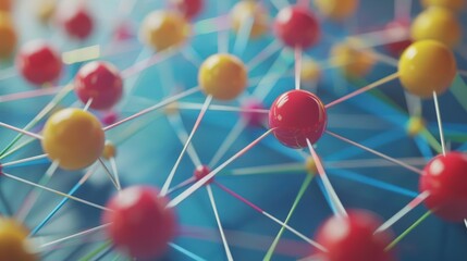 Illustrate the complexity of enterprise risk management with lifelike 3D models depicting interconnected risks and their interdependencies
