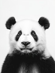 Fototapeta premium panda isolated on white background