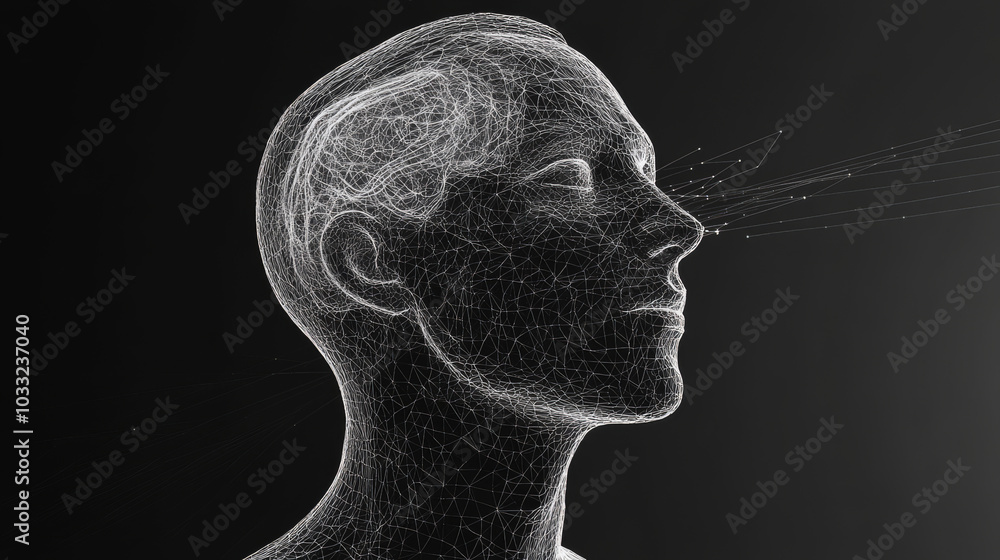 Poster the idea of controlling someone's thoughts, like using a radar to find signals in their brain.low po