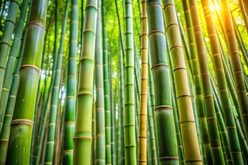Obraz premium Abstract bamboo trunk background for wallpaper