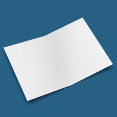 leaflet for mockup with background