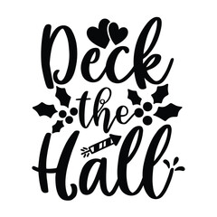 Obraz premium deck the hall