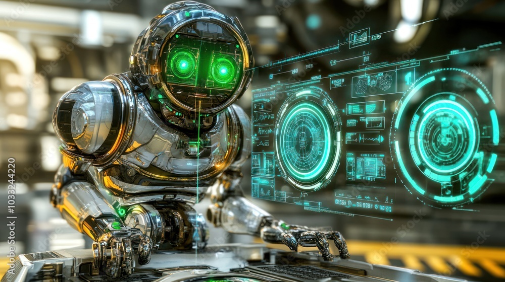 Poster A Futuristic Robot Using a Digital Interface