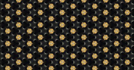 Background pattern with black, gray and gold colors