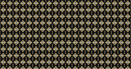 Background pattern with black, gray and gold colors