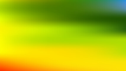 Abstract Gradient Background With Yellow Green And Blue