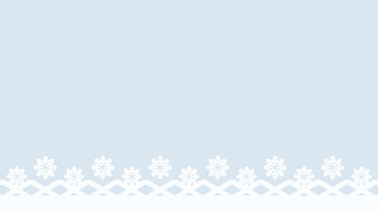 シンプルな氷の結晶モチーフ水色背景⭐︎